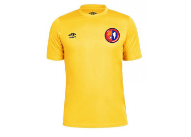 Camiseta segunda equipación fútbol UE Olot Umbro Oblivion sin patrocinadores.