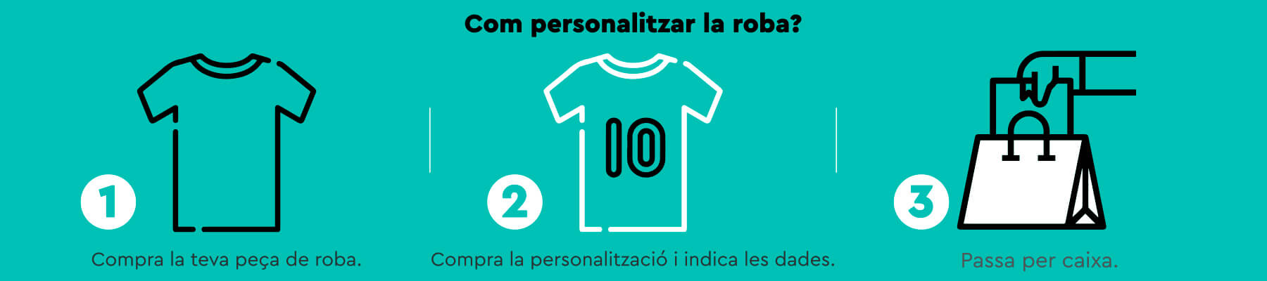 Saps com personalitzar la teva samarreta de futbol de la UE Olot? És molt fàcil. Compra la samarreta que més t'agradi. Compra la personalització i indica les dades. Passa per caixa i llestos!
